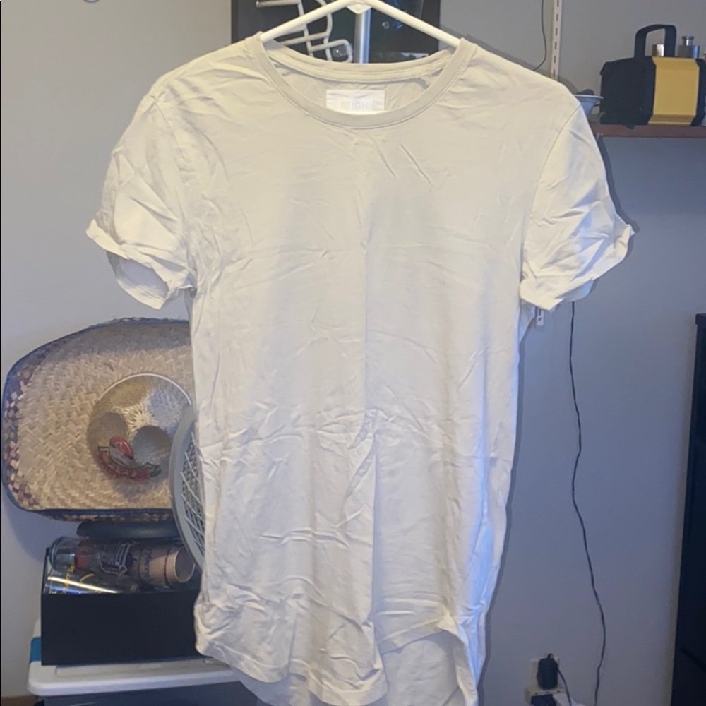 Men’s Stylish Short sleeve Light Gray Long Tee
